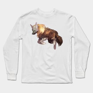 Cozy Brown Hyena Long Sleeve T-Shirt